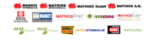 Brands of Mathios Refractories Group of Companies